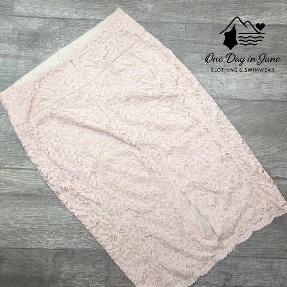 Express Layered Lace Pencil Skirt Size 12 - Picture 5 of 5